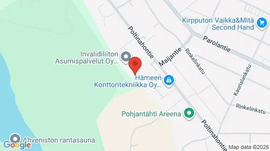 Apartments for rent i Hämeenlinna - kort over placeringen