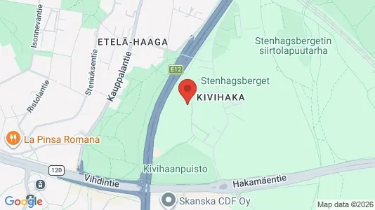 Apartments for rent i Helsinki Läntinen - kort over placeringen