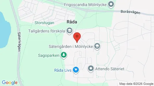 Apartments for rent i Härryda - kort over placeringen