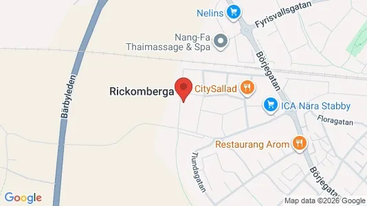 Apartments for rent i Uppsala - kort over placeringen