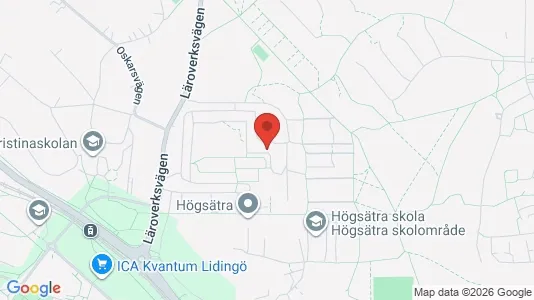 Apartments for rent i Lidingö - kort over placeringen