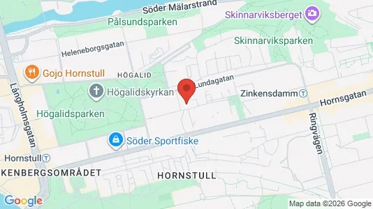 Apartments for rent i Södermalm - kort over placeringen