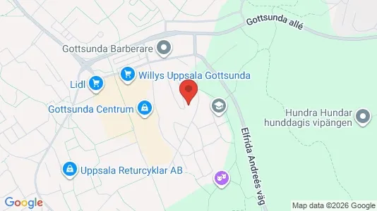 Apartments for rent i Uppsala - kort over placeringen