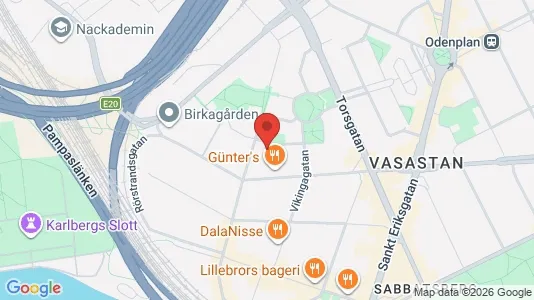 Apartments for rent i Vasastan - kort over placeringen