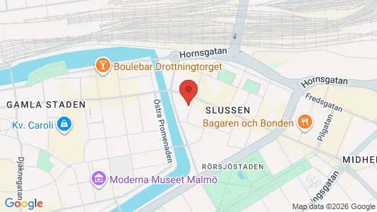 Apartments for rent i Malmö City - kort over placeringen