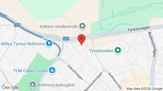 Apartments for rent i Tyresö - kort over placeringen