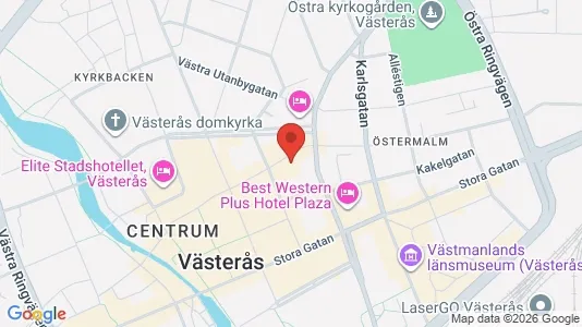 Apartments for rent i Västerås - kort over placeringen