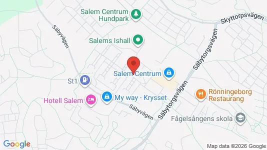 Apartments for rent i Salem - kort over placeringen
