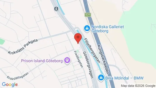 Apartments for rent i Mölndal - kort over placeringen