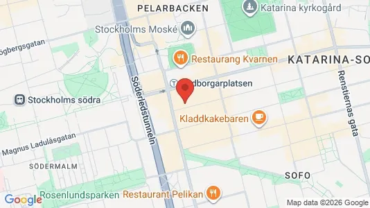Apartments for rent i Södermalm - kort over placeringen
