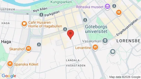 Apartments for rent i Gothenburg City Centre - kort over placeringen