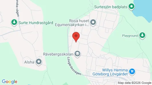 Apartments for rent i Angered - kort over placeringen