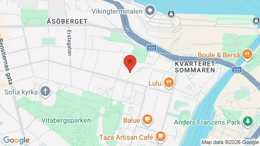 Apartments for rent i Södermalm - kort over placeringen