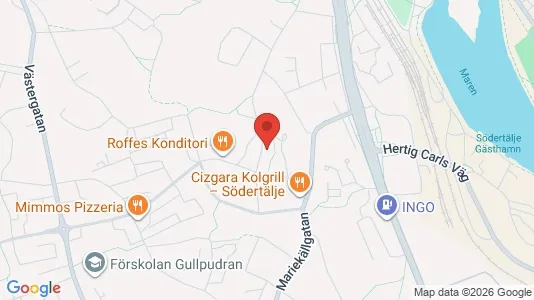 Apartments for rent i Södertälje - kort over placeringen