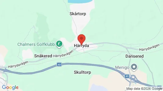 Apartments for rent i Härryda - kort over placeringen