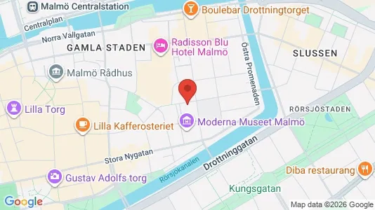 Apartments for rent i Malmö City - kort over placeringen