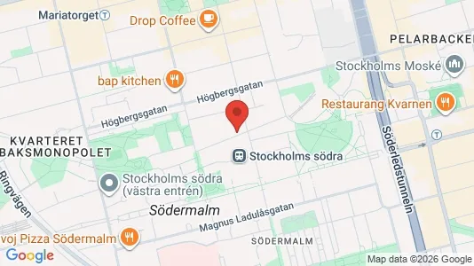 Apartments for rent i Södermalm - kort over placeringen
