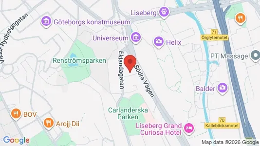 Apartments for rent i Johanneberg - kort over placeringen