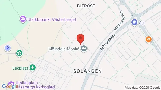 Apartments for rent i Mölndal - kort over placeringen