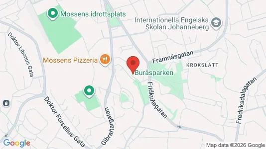 Apartments for rent i Johanneberg - kort over placeringen