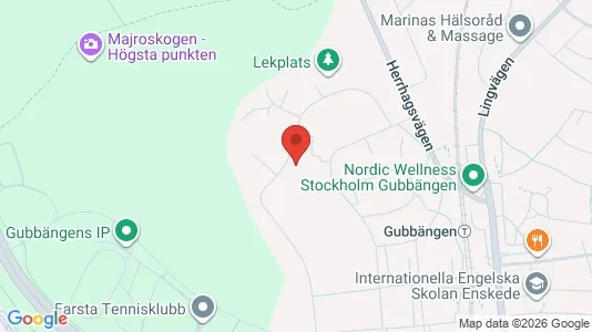 Apartments for rent i Stockholm South - kort over placeringen