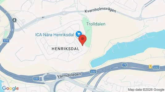 Apartments for rent i Nacka - kort over placeringen