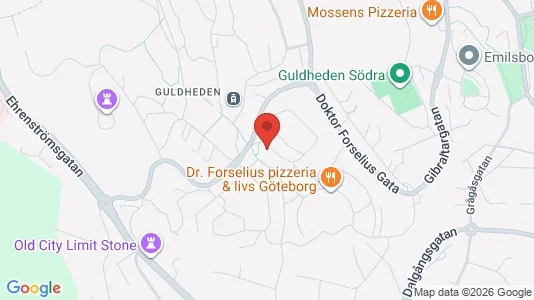 Apartments for rent i Gothenburg City Centre - kort over placeringen