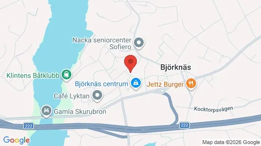 Apartments for rent i Nacka - kort over placeringen