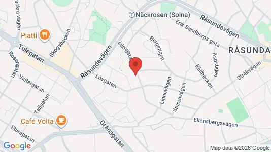 Apartments for rent i Solna - kort over placeringen