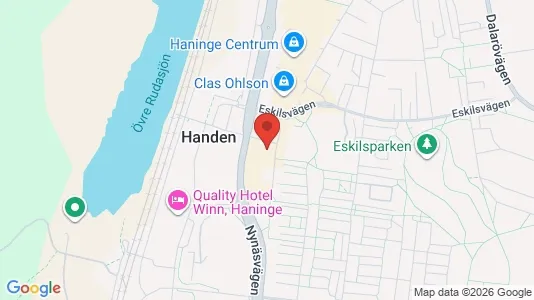 Apartments for rent i Haninge - kort over placeringen