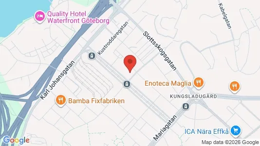 Apartments for rent i Majorna-Linné - kort over placeringen