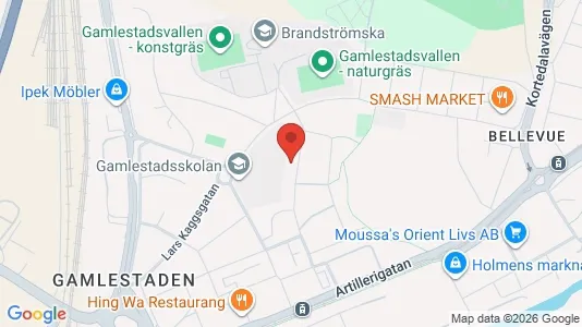 Apartments for rent i Gothenburg East - kort over placeringen