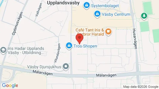 Apartments for rent i Upplands Väsby - kort over placeringen