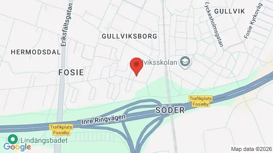 Apartments for rent i Fosie - kort over placeringen