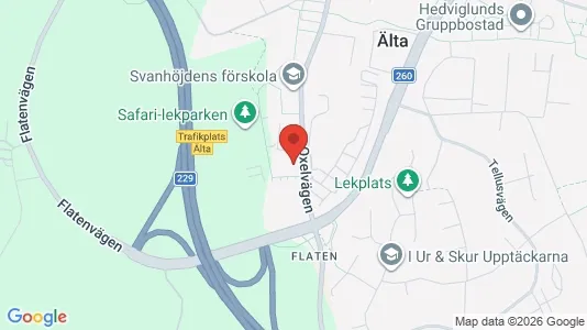Apartments for rent i Nacka - kort over placeringen