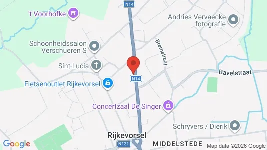 Apartments for rent i Rijkevorsel - kort over placeringen