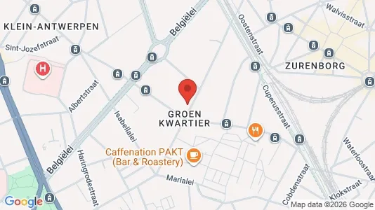 Apartments for rent i Stad Antwerp - kort over placeringen