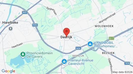 Houses for rent i Deerlijk - kort over placeringen