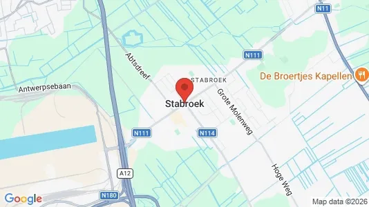 Houses for rent i Stabroek - kort over placeringen
