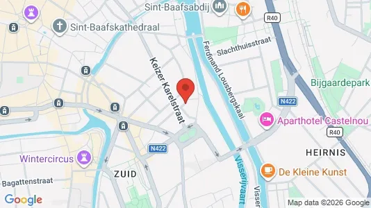 Apartments for rent i Stad Gent - kort over placeringen