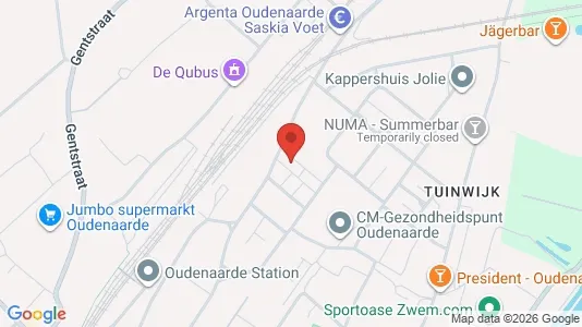 Apartments for rent i Oudenaarde - kort over placeringen