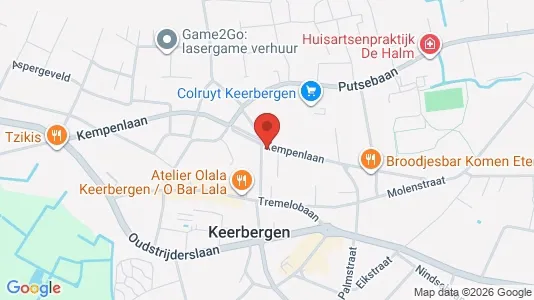 Apartments for rent i Keerbergen - kort over placeringen
