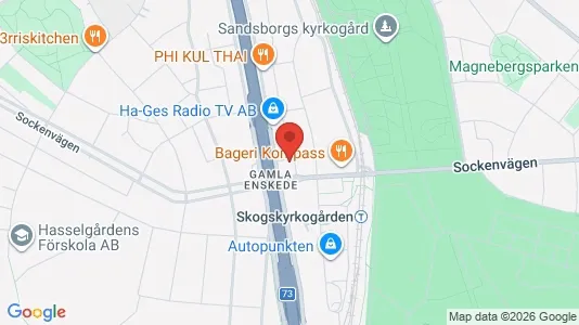 Apartments for rent i Stockholm South - kort over placeringen