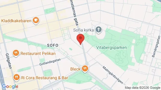 Apartments for rent i Södermalm - kort over placeringen