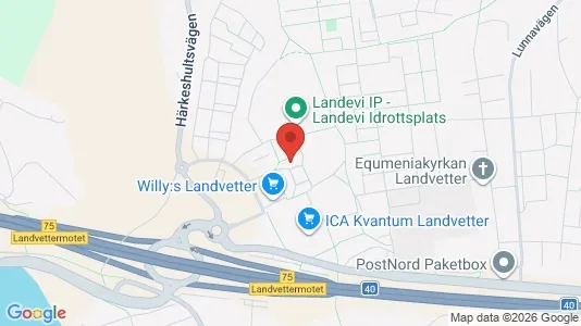 Apartments for rent i Härryda - kort over placeringen