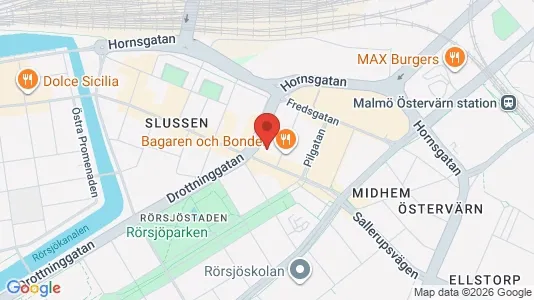 Apartments for rent i Malmö City - kort over placeringen