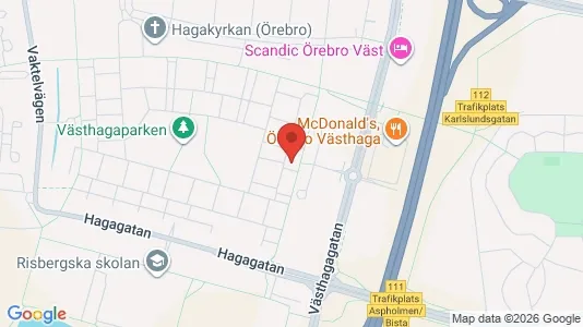 Apartments for rent i Örebro - kort over placeringen