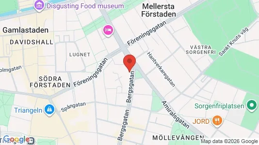 Apartments for rent i Malmö City - kort over placeringen