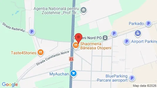 Apartments for rent i Otopeni - kort over placeringen