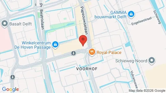 Apartments for rent i Delft - kort over placeringen